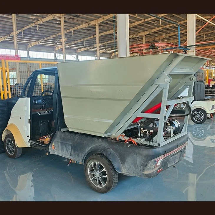 China EEC Mini Light Dump Tipper Truck Electric Solar Mini Pickup