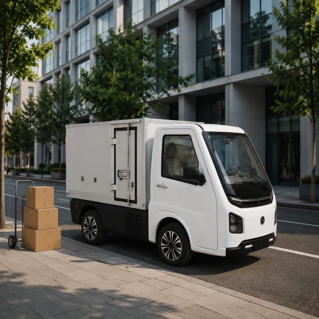 Electric Commercial Vehicle With Aluminum Cargo Box suppliers