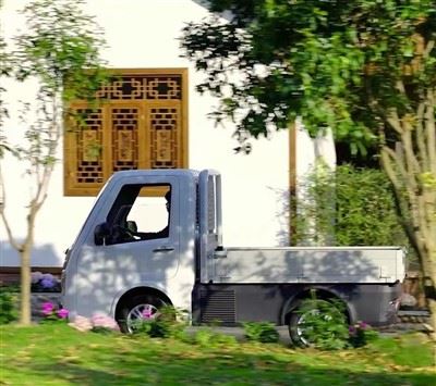 Kompatt Electric Mini Truck b'sodda tal-merkanzija aġġustabbli - 800 kg tagħbija, perfetta għall-aħħar urban - trasport mile